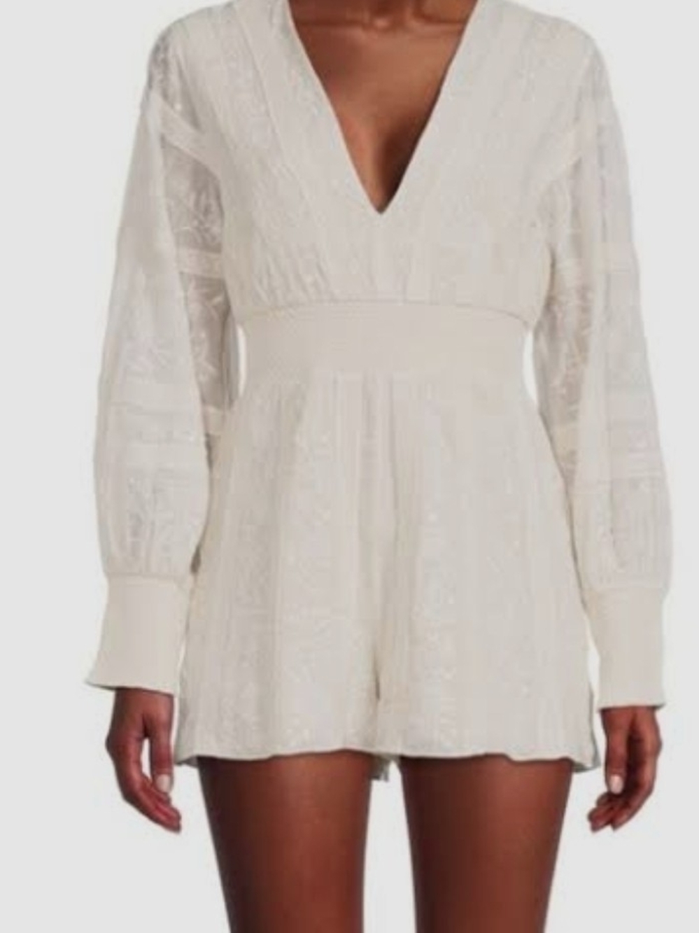 Alice And Olivia Long Sleeve Romper